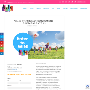 Win a 3 Kite Prize Pack