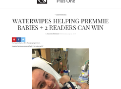 Win a 3 Month Supply of WaterWipes