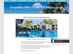 Win a 3 Night escape to the 5 Star Sea Temple Port Douglas (no travel)