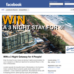 Win a 3 night getaway for 4 people at the Landmark Resort in Mooloolaba.  - Landmark Resort
