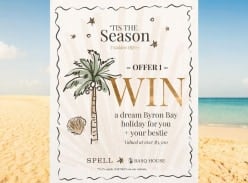 Win a 3 Night Stay at Byron Bay