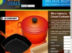 Win a 3-piece Le Creuset Cookware Set