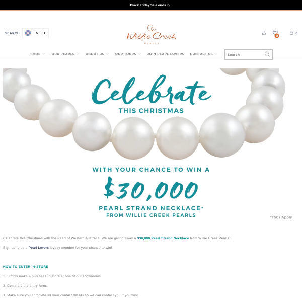 Win a $30,000 Pearl Necklace