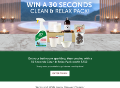 Win a 30 Seconds Clean & relax prize pack
