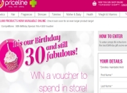 Win 1 of 30 $30 Priceline vouchers to spend in store!