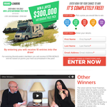 Win a $300,000 Motorhome Prize Pack + more