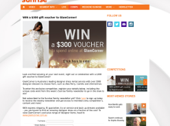 Win a $300 glam corner voucher