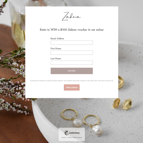 Win a $300 Online Clothing Voucher