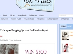 Win a $300 shopping spree at Fashionista Depot
