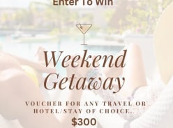 Win a $300 Travel Voucher