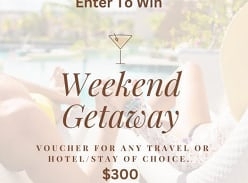 Win a $300 Travel Voucher