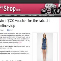 Win a $300 voucher for the Sabitini online shop!