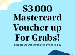 Win a $3000 MasterCard Voucher