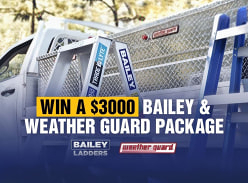 Win a $3K Bailey and Weather Guard Package