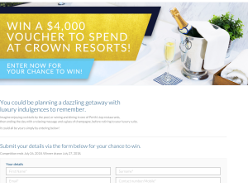 Win a $4,000 Voucher to spend at Crown Resorts