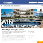 Win a 4 night getaway for 4 people! - Contessa Holiday Apartments