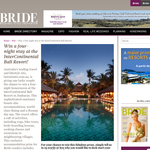 Win a 4-night stay at the InterContinental Bali resort!