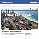 Win a 4 night stay for 4 people at an Ultra Broadbeach apartment!