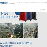 Win a $4000 Samsonite travel adventure!