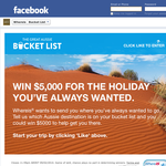 Win a $5,000 Aussie holiday!