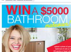Win a $5,000 bathroom makeover!