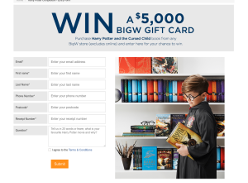Win a $5,000 'Big W' gift card!