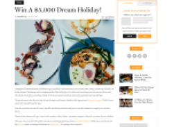 Win a $5,000 dream holiday!