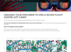 Win a $5,000 Flight Centre Voucher
