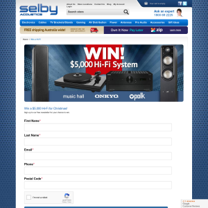 Win a $5,000 Hi-Fi for Christmas