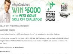 Win a $5,000 in the Pete Evans grill-off challenge!
