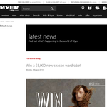 Win a $5,000 new season wardrobe! - MYER One