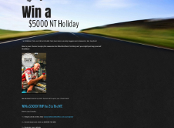 Win a $5,000 NT Holiday