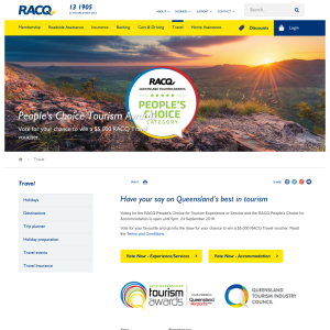 Win a $5,000 RACQ Travel voucher