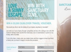 Win a $5,000 Sunlover Holidays travel voucher
