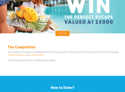 Win a $5,000 tropical escape