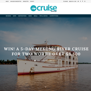 Win a 5-day Mekong River Cruise for 2 worth over $3,300!