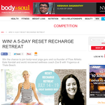 Win a 5-day reset recharge retreat!