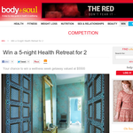 Win a 5-night health retreat for 2!