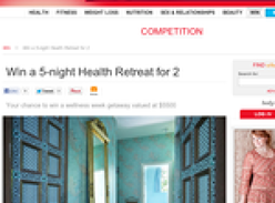 Win a 5-night health retreat for 2!