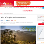 Win a 5-night stay at Gwinganna Health Retreat!