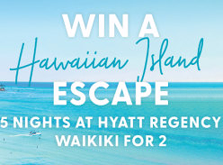 Win a 5-Night Trip for 2 to Hyatt Regency Waikiki Beach Resort & Spa