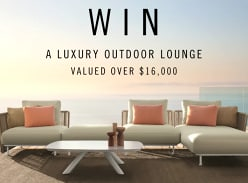 Win a 5 Piece Coral Modular Lounge Setting