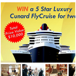 Win a 5 Star Luxury FlyCruise for Two