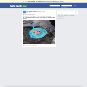 Win a $50 'Cold Rock Ice Creamery' gift card! - Cold Rock Ice Creamery