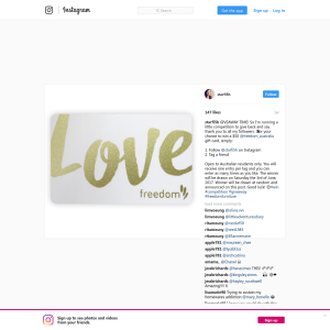 Win a $50 'Freedom Furniture' gift card!