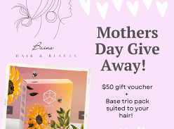 Win a $50 Gift Voucher & Base Tri Pack