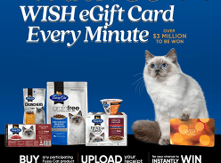 Win a $50 Wish Gift Card Every Minute