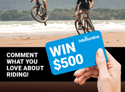 Win a $500 Bikesonline Gift Card