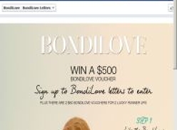 Win a $500 'Bondi Love' voucher!