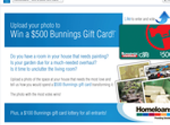 Win a $500 'Bunnings' gift card!